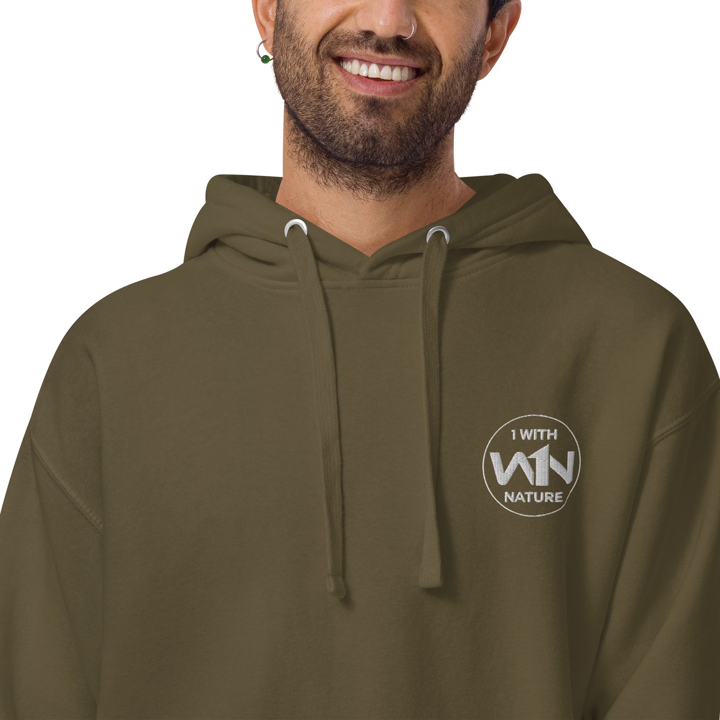 FOREST HEART FIGHTER - WHITE - HOODIE