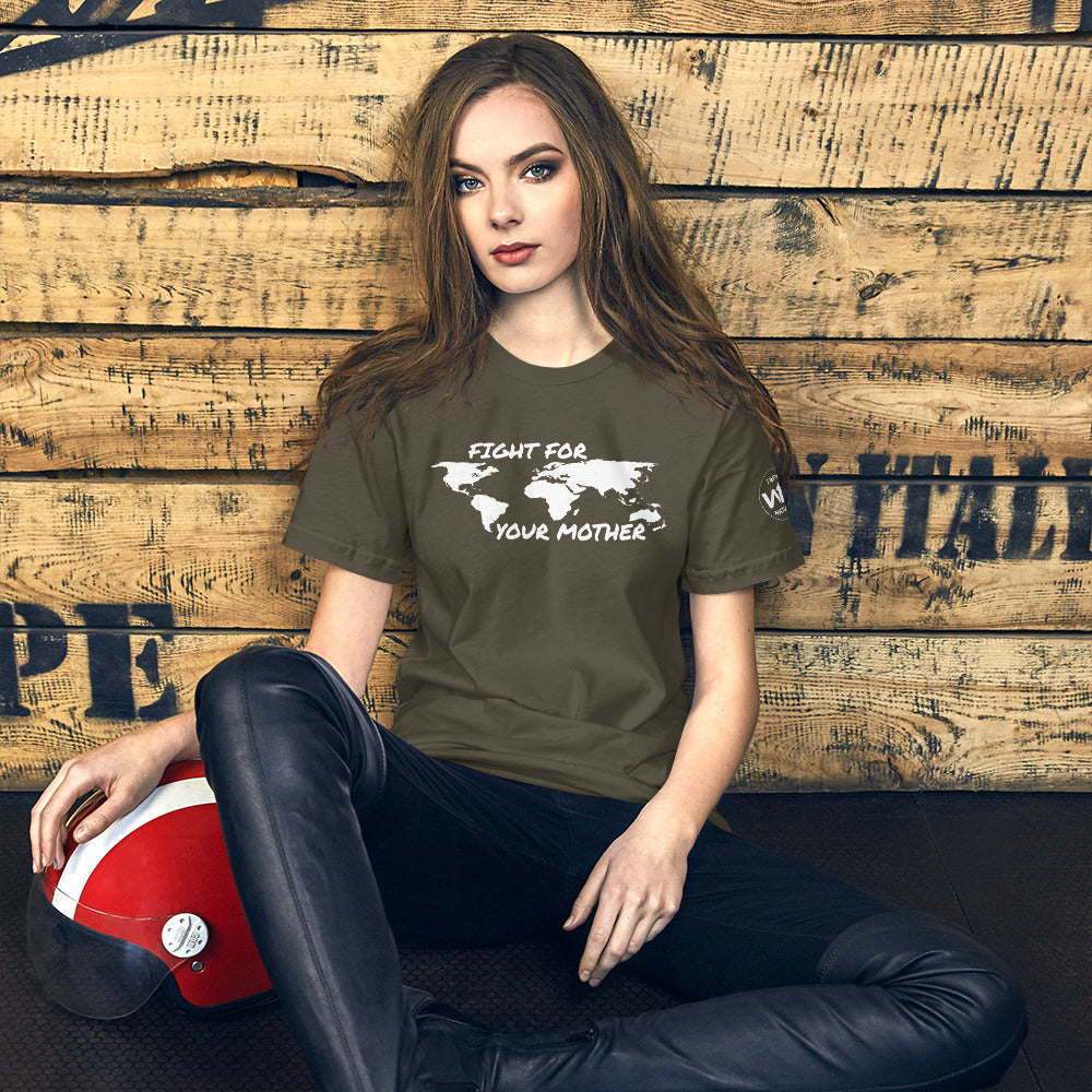 FOREST SOUL SAVIOR - FIGHT FOR YOUR MOTHER - WHITE - T-SHIRT