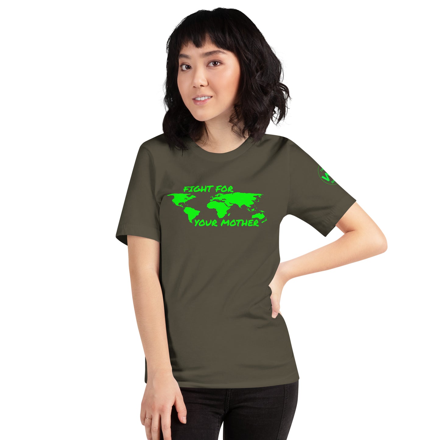 FOREST SOUL SAVIOR - FIGHT FOR YOUR MOTHER - GREEN - T-SHIRT