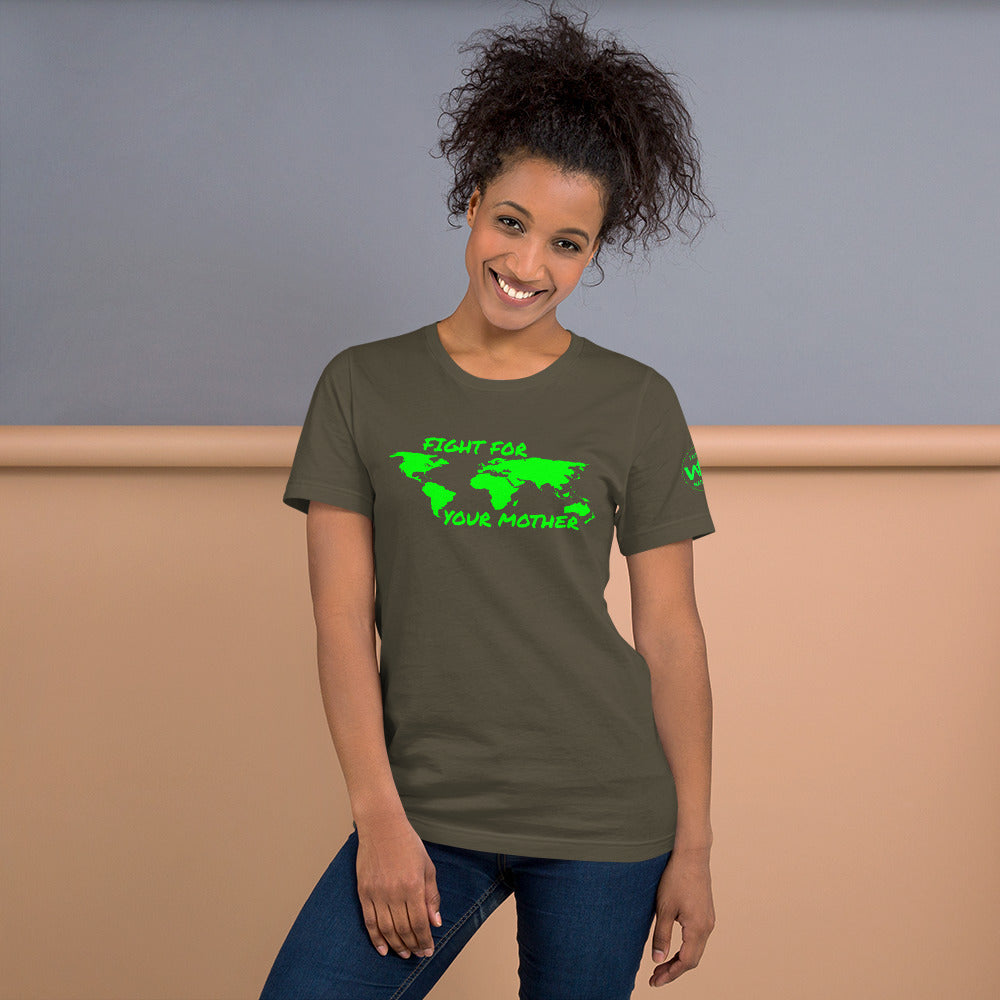 FOREST SOUL SAVIOR - FIGHT FOR YOUR MOTHER - GREEN - T-SHIRT