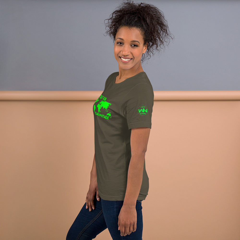 FOREST SOUL SAVIOR - FIGHT FOR YOUR MOTHER - GREEN - T-SHIRT