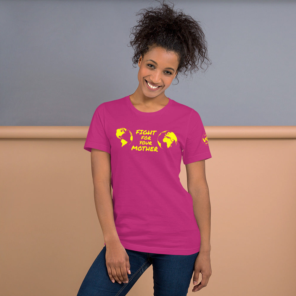 BEE HEART SAVIOR - FIGHT FOR YOUR MOTHER - YELLOW - T-SHIRT