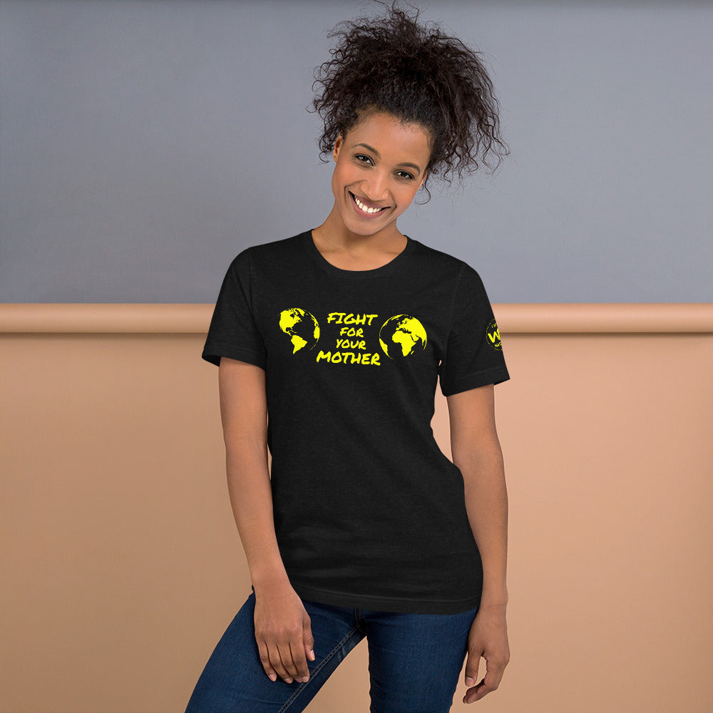 BEE HEART SAVIOR - FIGHT FOR YOUR MOTHER - YELLOW - T-SHIRT