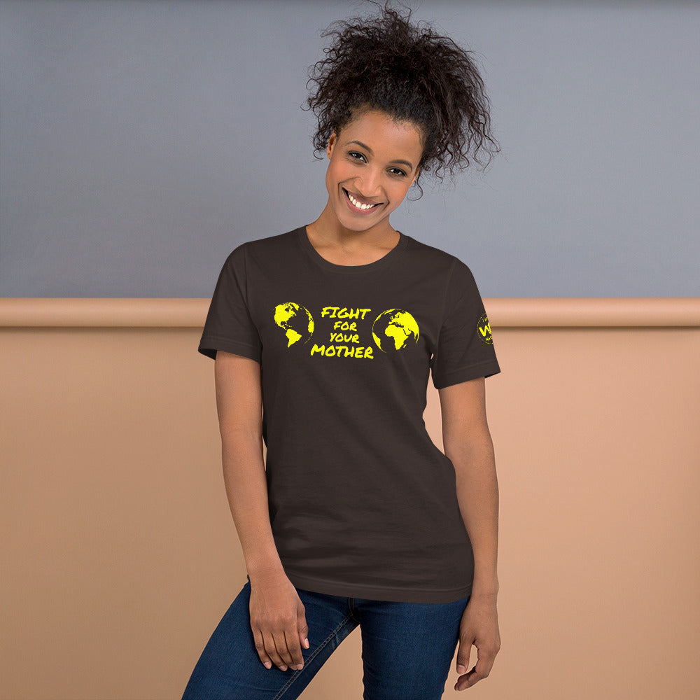 BEE HEART SAVIOR - FIGHT FOR YOUR MOTHER - YELLOW - T-SHIRT