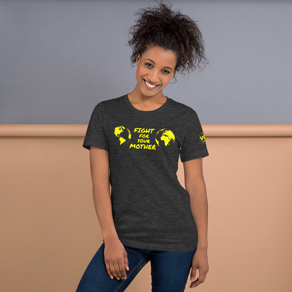 BEE HEART SAVIOR - FIGHT FOR YOUR MOTHER - YELLOW - T-SHIRT
