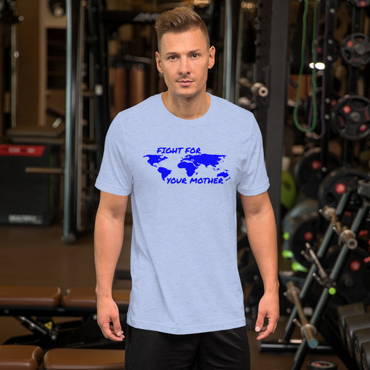 OCEAN SOUL SAVIOR - FIGHT FOR YOUR MOTHER - BLUE - T-SHIRT