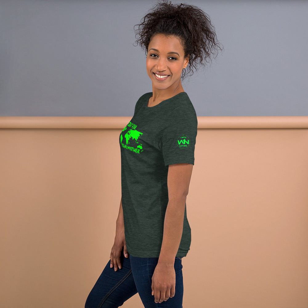 FOREST SOUL SAVIOR - FIGHT FOR YOUR MOTHER - GREEN - T-SHIRT