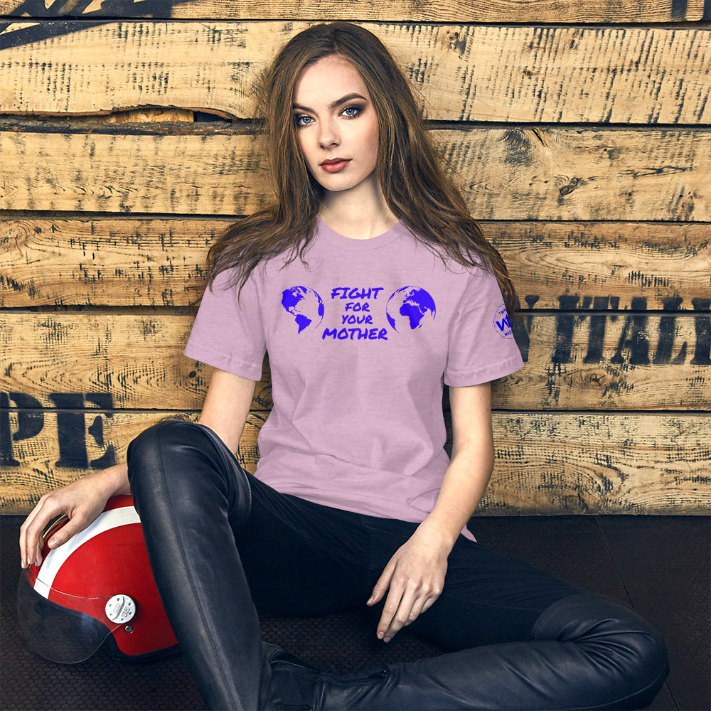 OCEAN HEART SAVIOR - FIGHT FOR YOUR MOTHER COLLECTION - BLUE - T-SHIRT