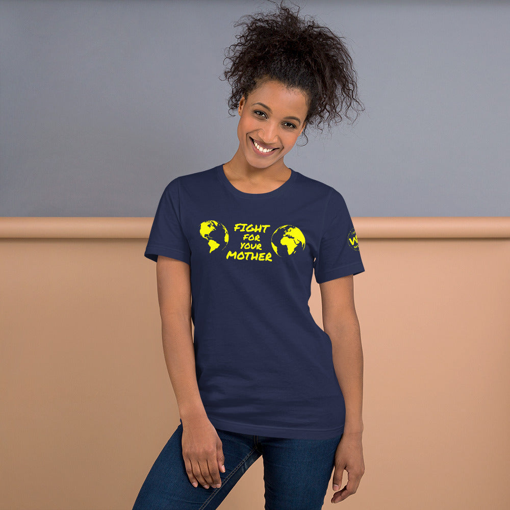 BEE HEART SAVIOR - FIGHT FOR YOUR MOTHER - YELLOW - T-SHIRT