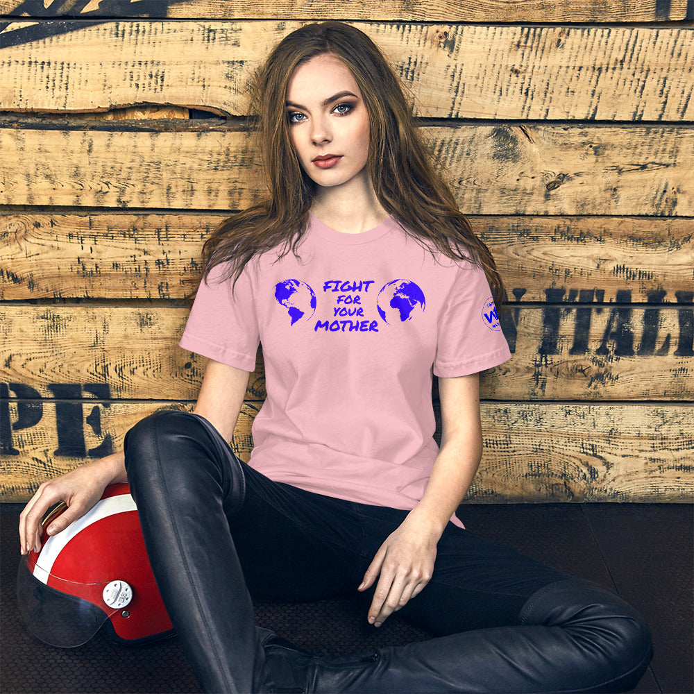 OCEAN HEART SAVIOR - FIGHT FOR YOUR MOTHER COLLECTION - BLUE - T-SHIRT