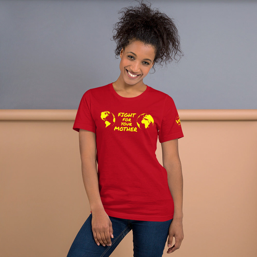 BEE HEART SAVIOR - FIGHT FOR YOUR MOTHER - YELLOW - T-SHIRT