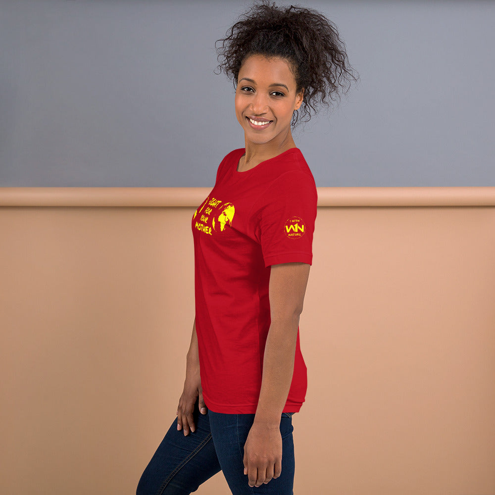 BEE HEART SAVIOR - FIGHT FOR YOUR MOTHER - YELLOW - T-SHIRT