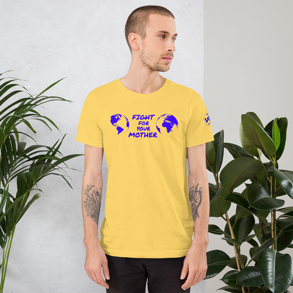 OCEAN HEART SAVIOR - FIGHT FOR YOUR MOTHER COLLECTION - BLUE - T-SHIRT
