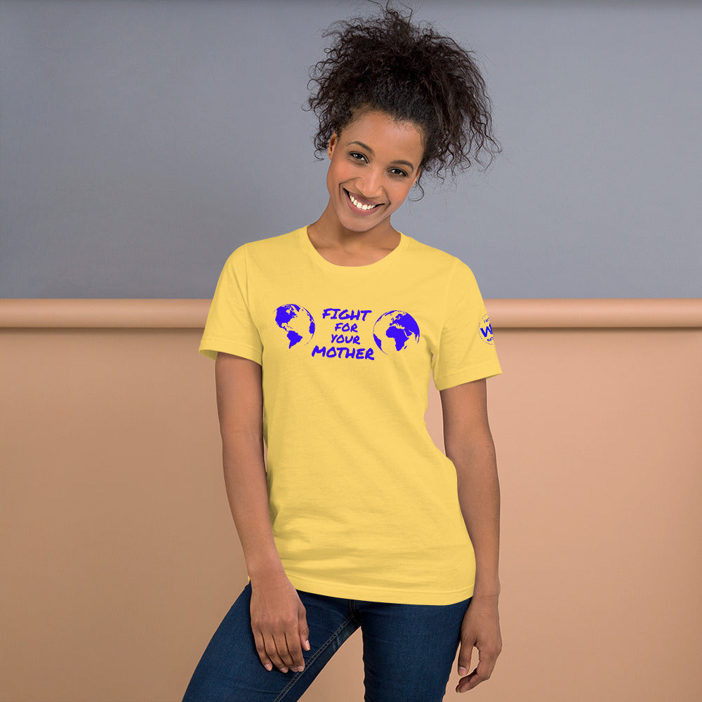 OCEAN HEART SAVIOR - FIGHT FOR YOUR MOTHER COLLECTION - BLUE - T-SHIRT