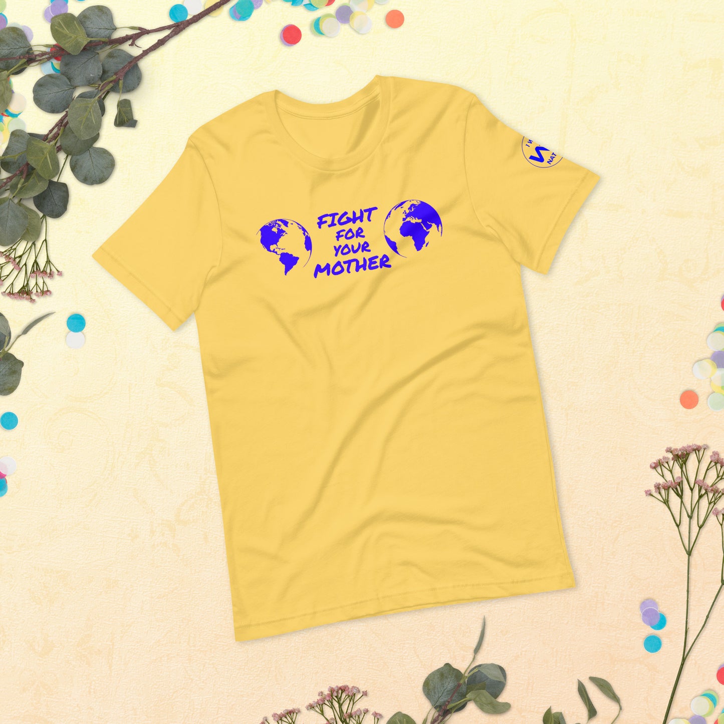 OCEAN HEART SAVIOR - FIGHT FOR YOUR MOTHER COLLECTION - BLUE - T-SHIRT