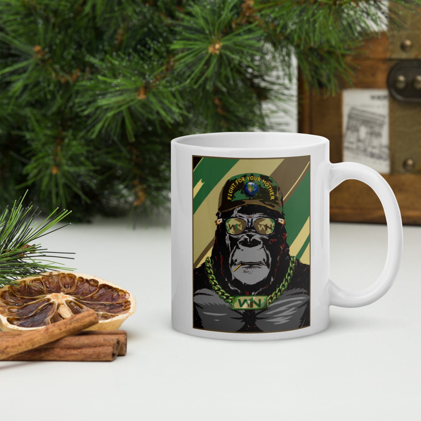 FOREST WISDOM - FIGHT FOR YOUR MOTHER - GORILLA MUG