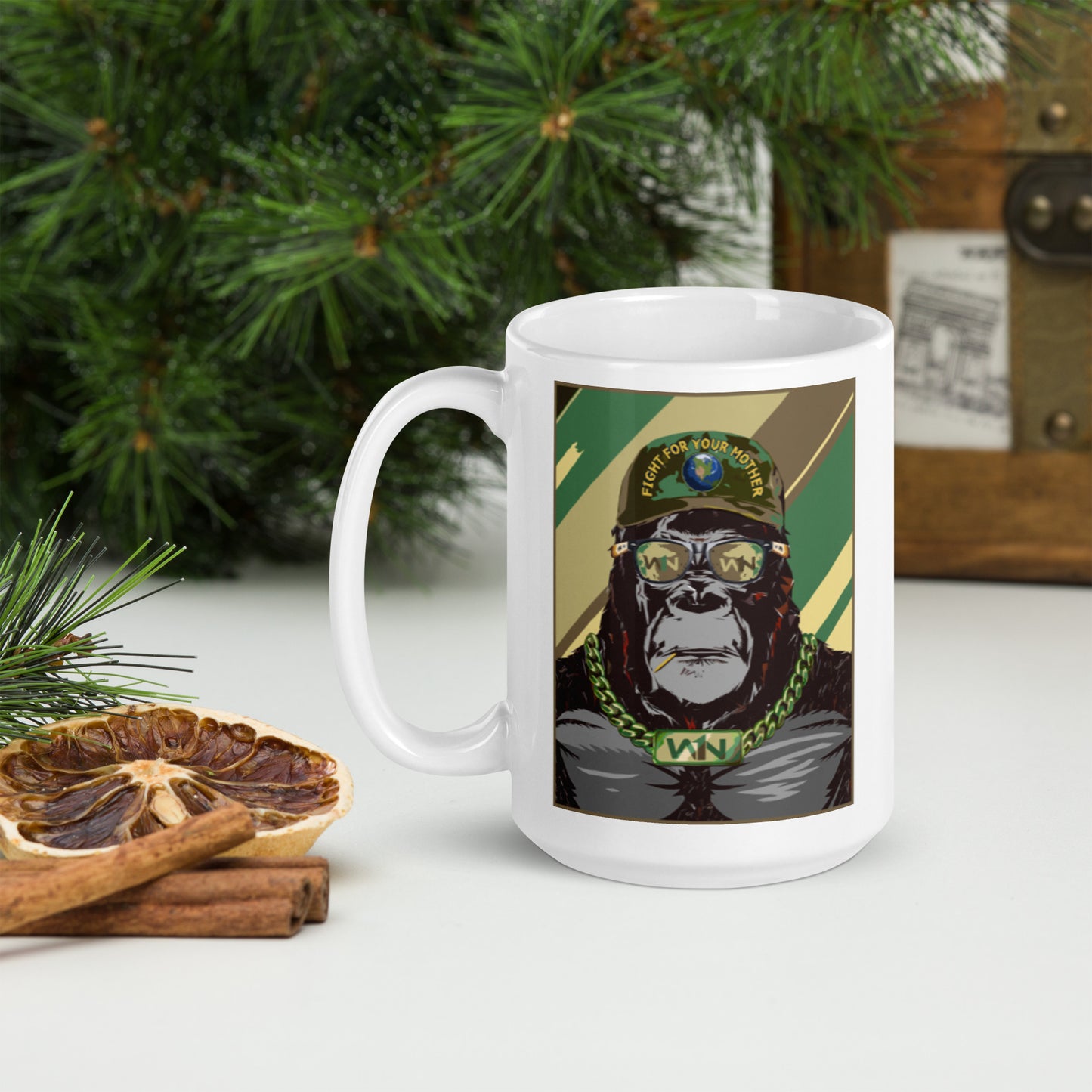 FOREST WISDOM - FIGHT FOR YOUR MOTHER - GORILLA MUG