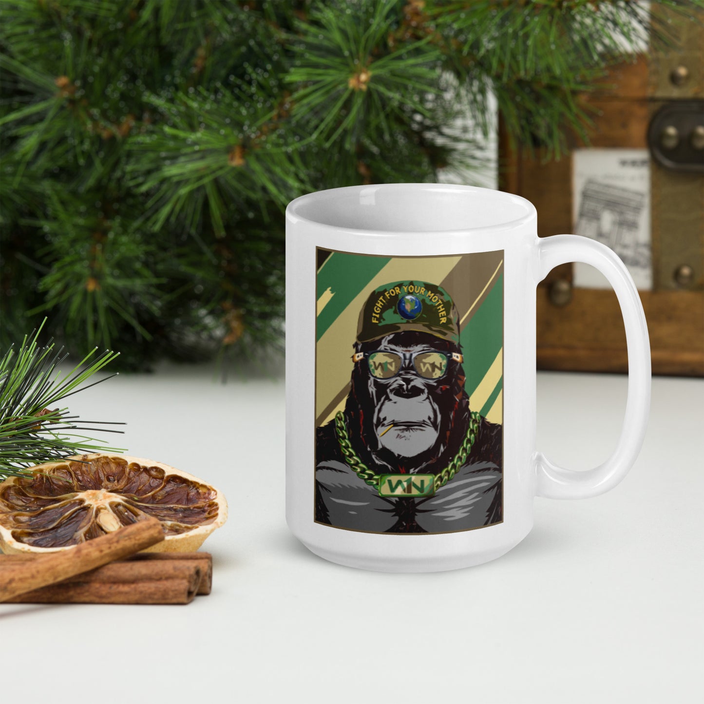 FOREST WISDOM - FIGHT FOR YOUR MOTHER - GORILLA MUG