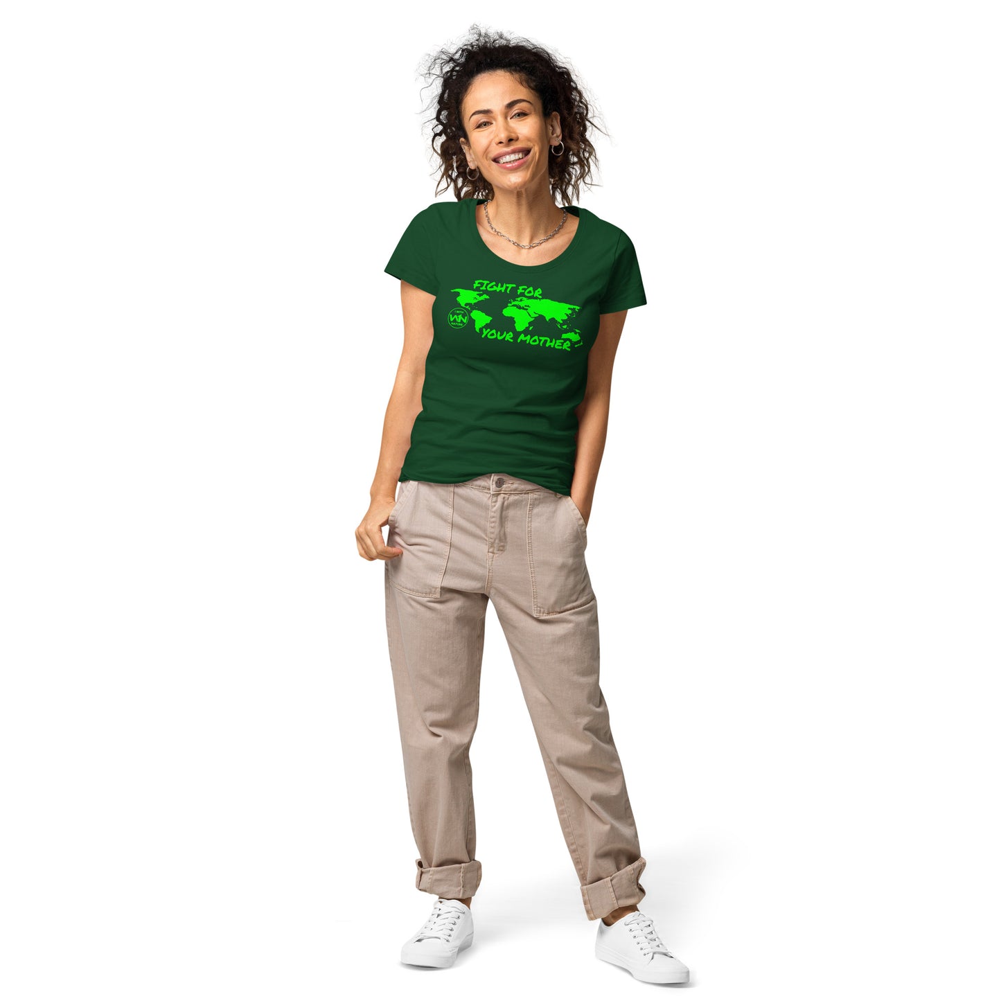 FOREST SOUL SAVIOR - FIGHT FOR YOUR MOTHER - GREEN - WOMEN’S T-SHIRT