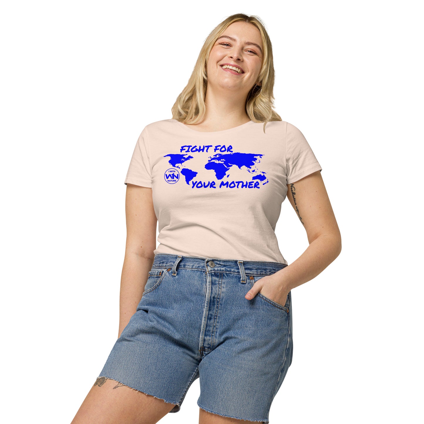 OCEAN SOUL SAVIOR - FIGHT FOR YOUR MOTHER - BLUE - WOMEN’S T-SHIRT