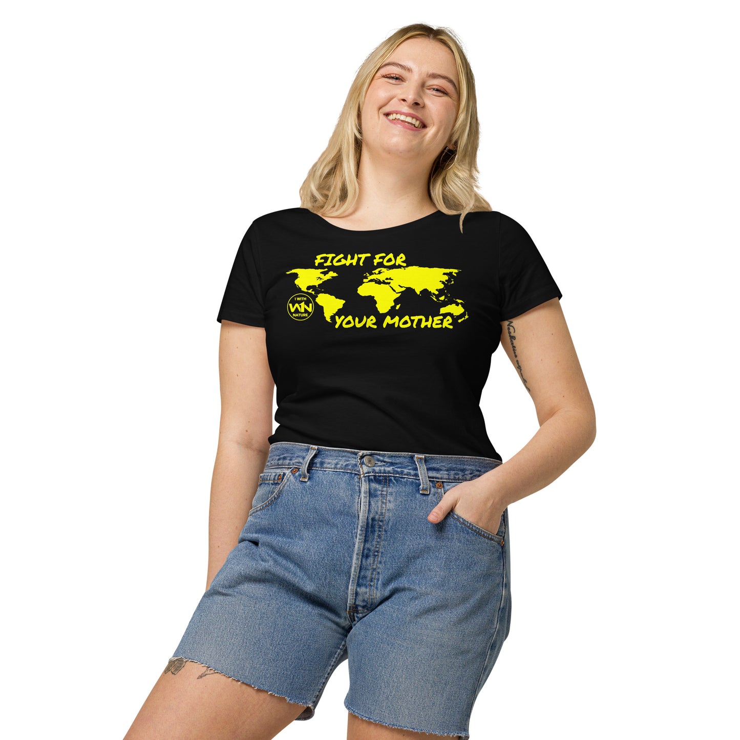 BEE SOUL SAVIOR - FIGHT FOR YOUR MOTHER - YELLOW - WOMEN’S T-SHIRT
