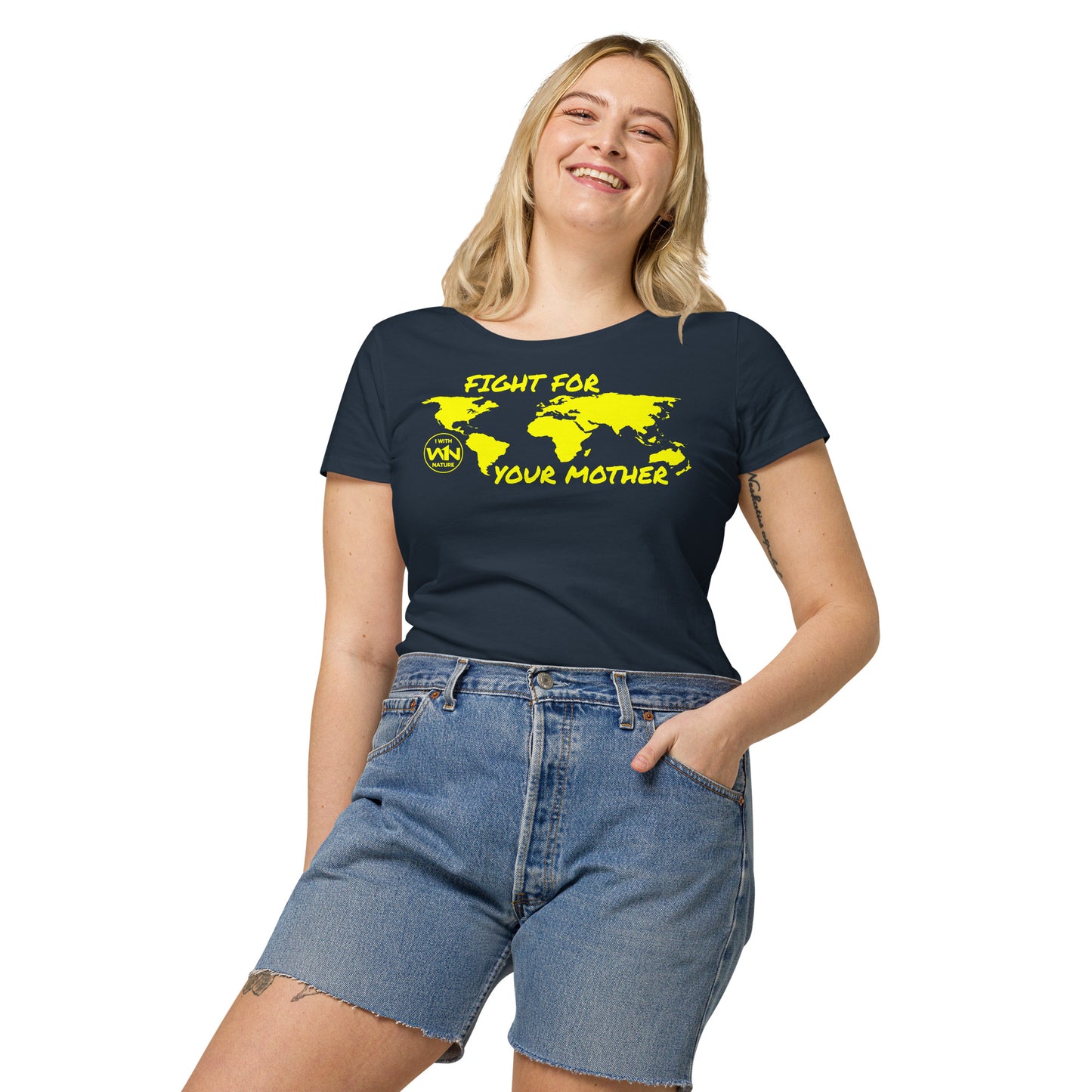 BEE SOUL SAVIOR - FIGHT FOR YOUR MOTHER - YELLOW - WOMEN’S T-SHIRT