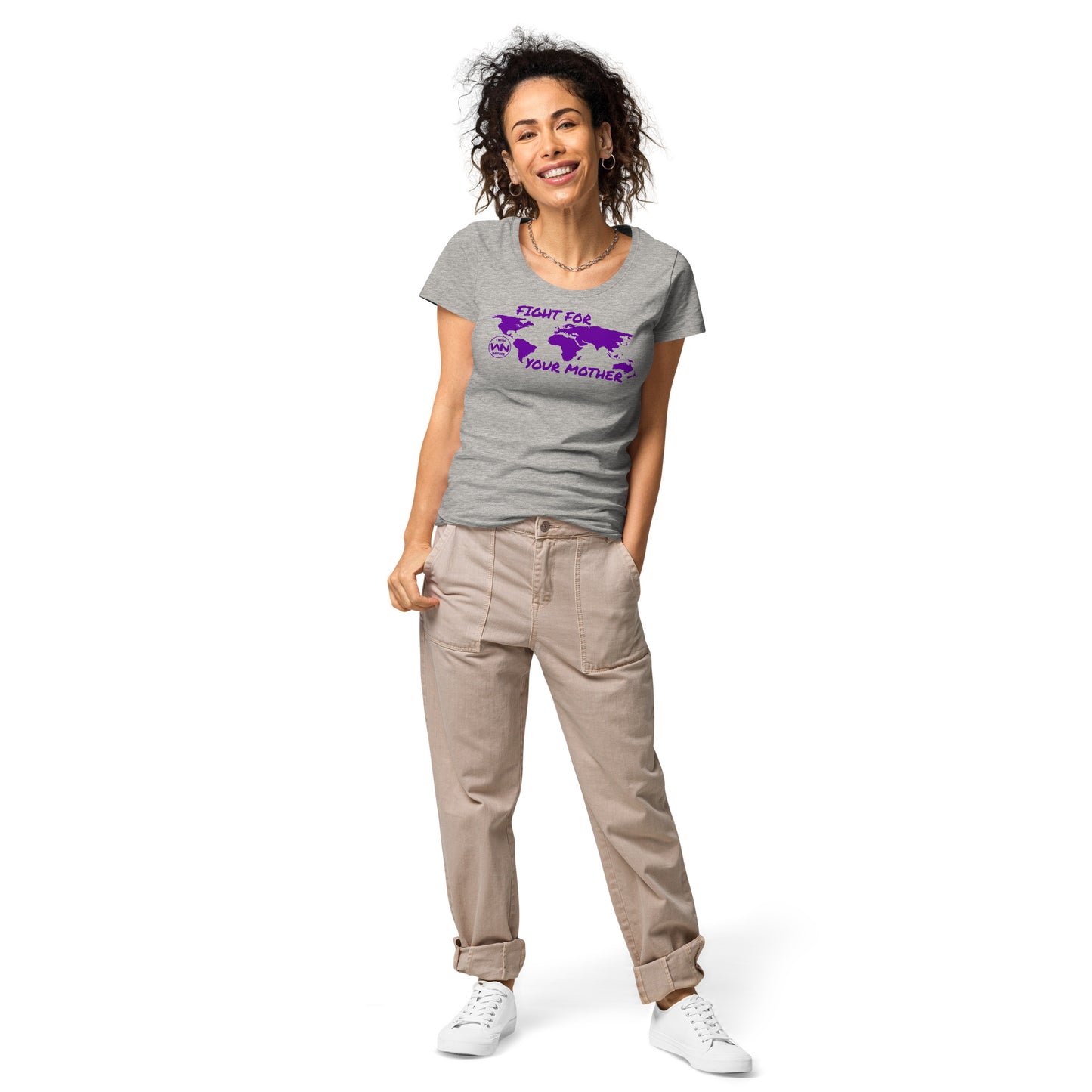 FUTURE SOUL SAVIOR - FIGHT FOR YOUR MOTHER - PURPLE - WOMEN’S T-SHIRT