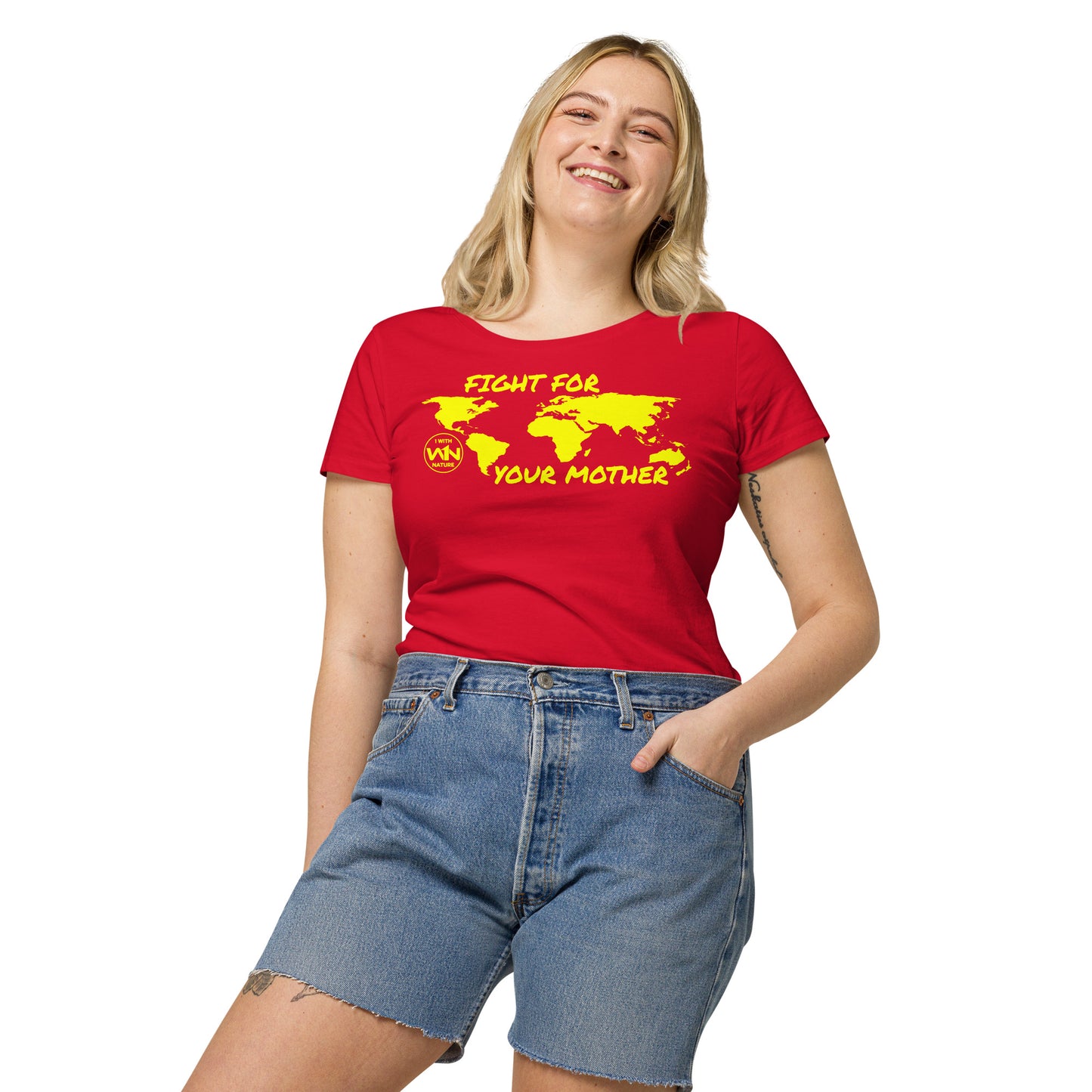 BEE SOUL SAVIOR - FIGHT FOR YOUR MOTHER - YELLOW - WOMEN’S T-SHIRT