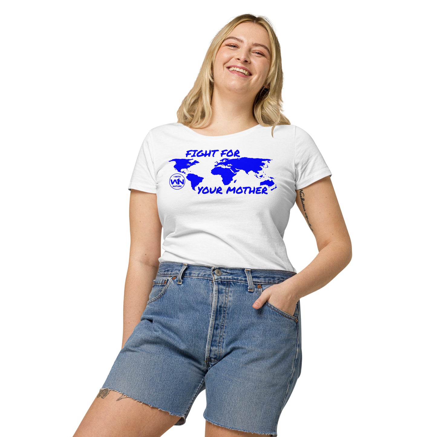 OCEAN SOUL SAVIOR - FIGHT FOR YOUR MOTHER - BLUE - WOMEN’S T-SHIRT
