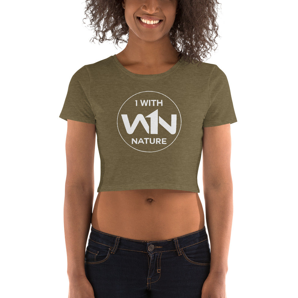 FOREST SOUL SAVIOR - WHITE - CROP TEE