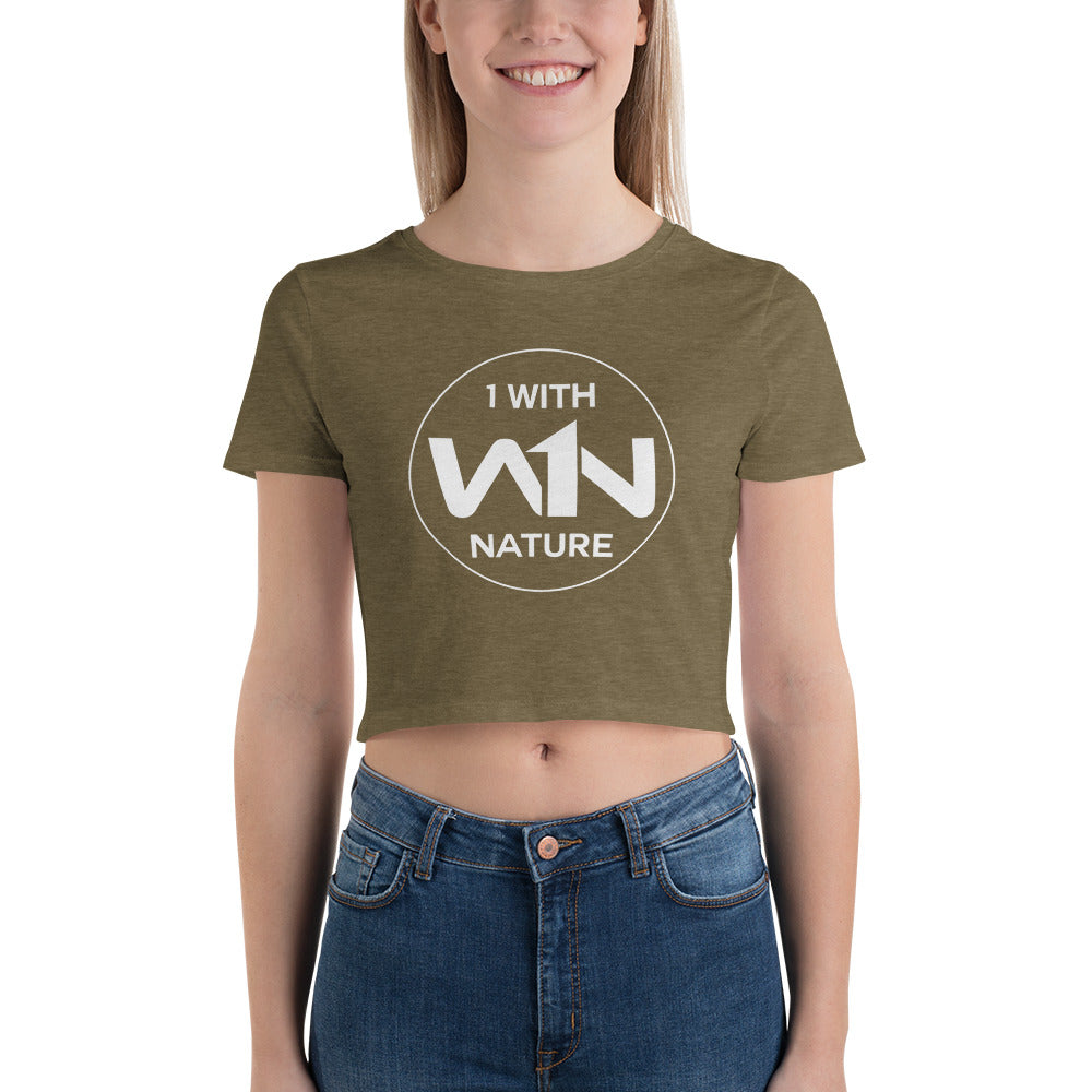 FOREST SOUL SAVIOR - WHITE - CROP TEE