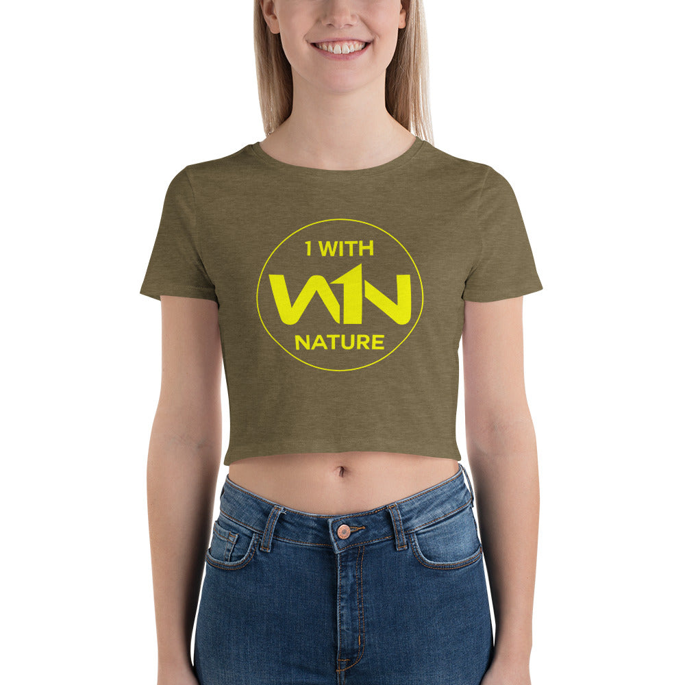 BEE SOUL SAVIOR - YELLOW - CROP TEE