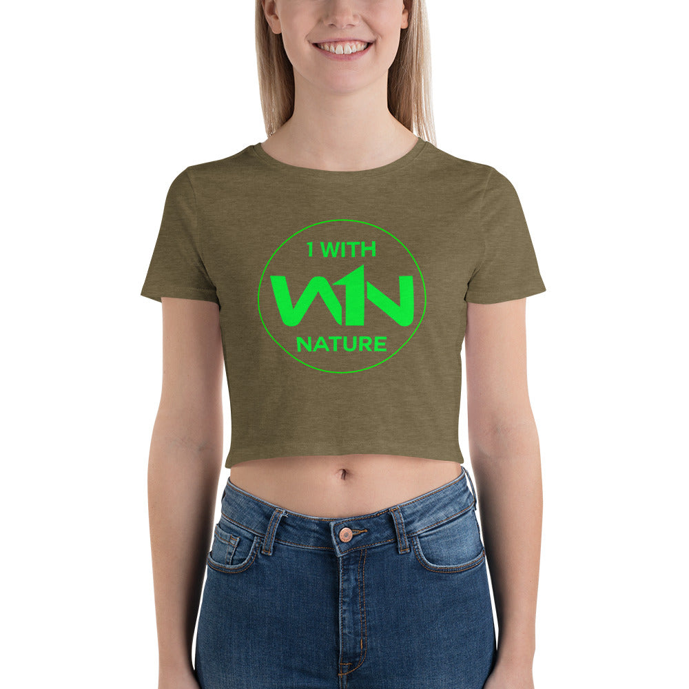 FOREST SOUL SAVIOR - GREEN - CROP TEE