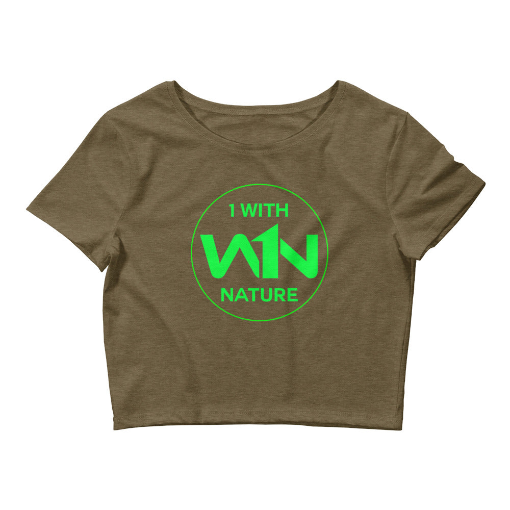 FOREST SOUL SAVIOR - GREEN - CROP TEE