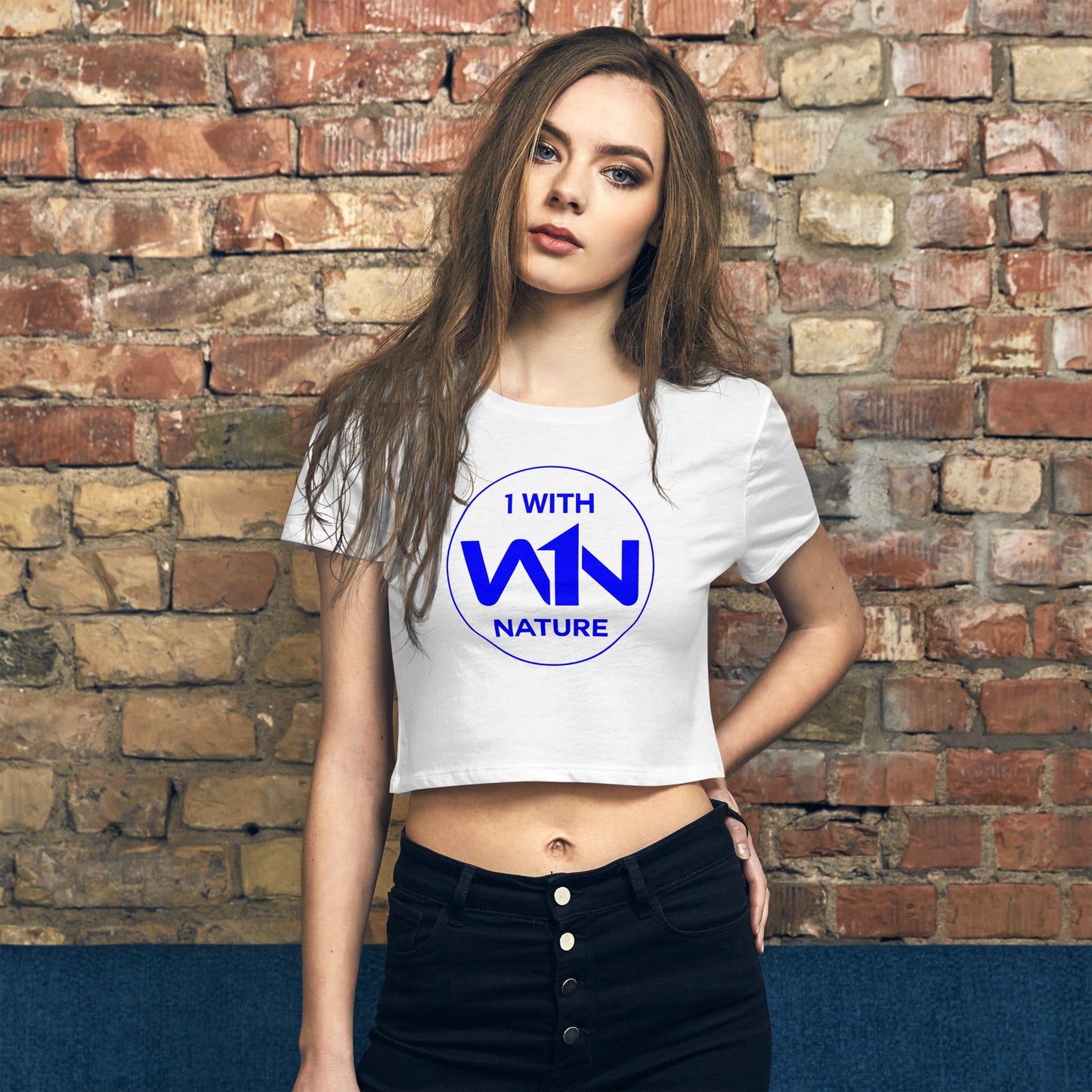 OCEAN SOUL SAVIOR - BLUE - CROP TEE