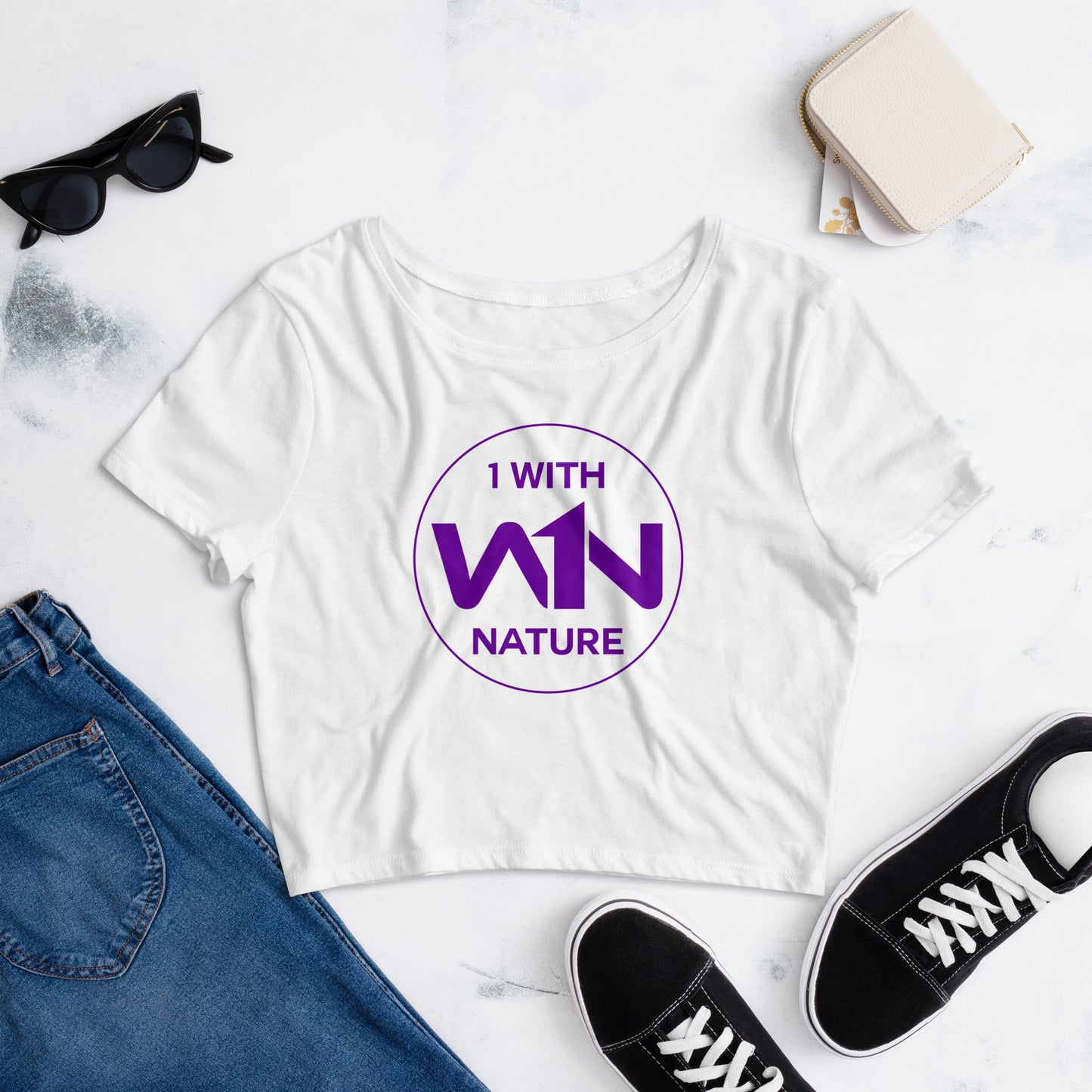 FUTURE SOUL SAVIOR - PURPLE - CROP TEE