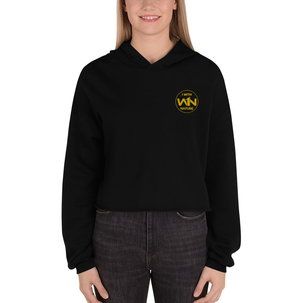 BEE HEART FIGHTER - YELLOW - CROP HOODIE