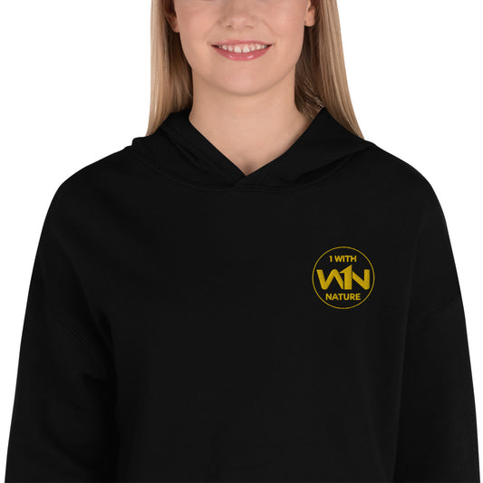 BEE HEART FIGHTER - YELLOW - CROP HOODIE