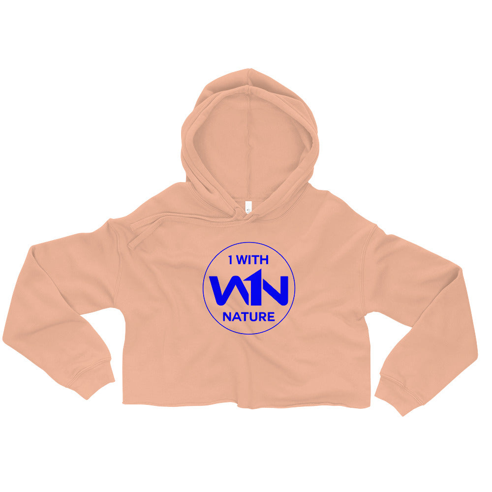 OCEAN SOUL FIGHTER - BLUE - CROP HOODIE