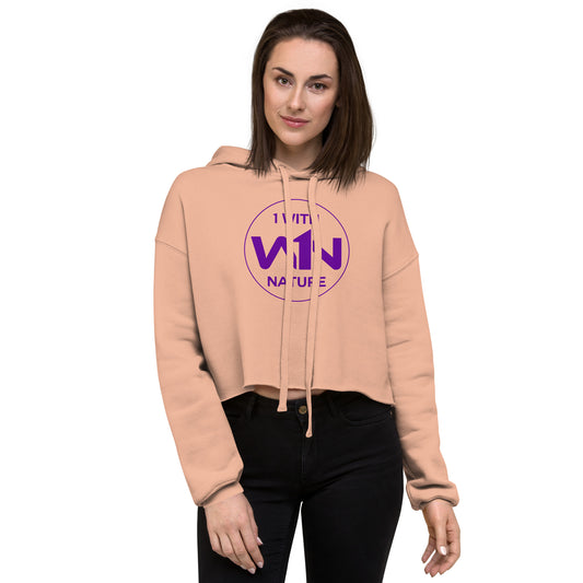 FUTURE SOUL FIGHTER - PURPLE - CROP HOODIE