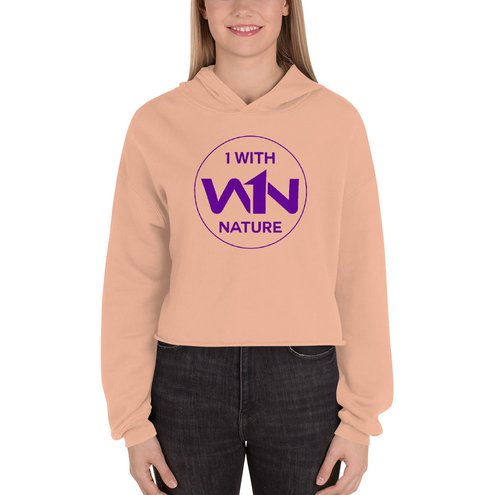 FUTURE SOUL FIGHTER - PURPLE - CROP HOODIE