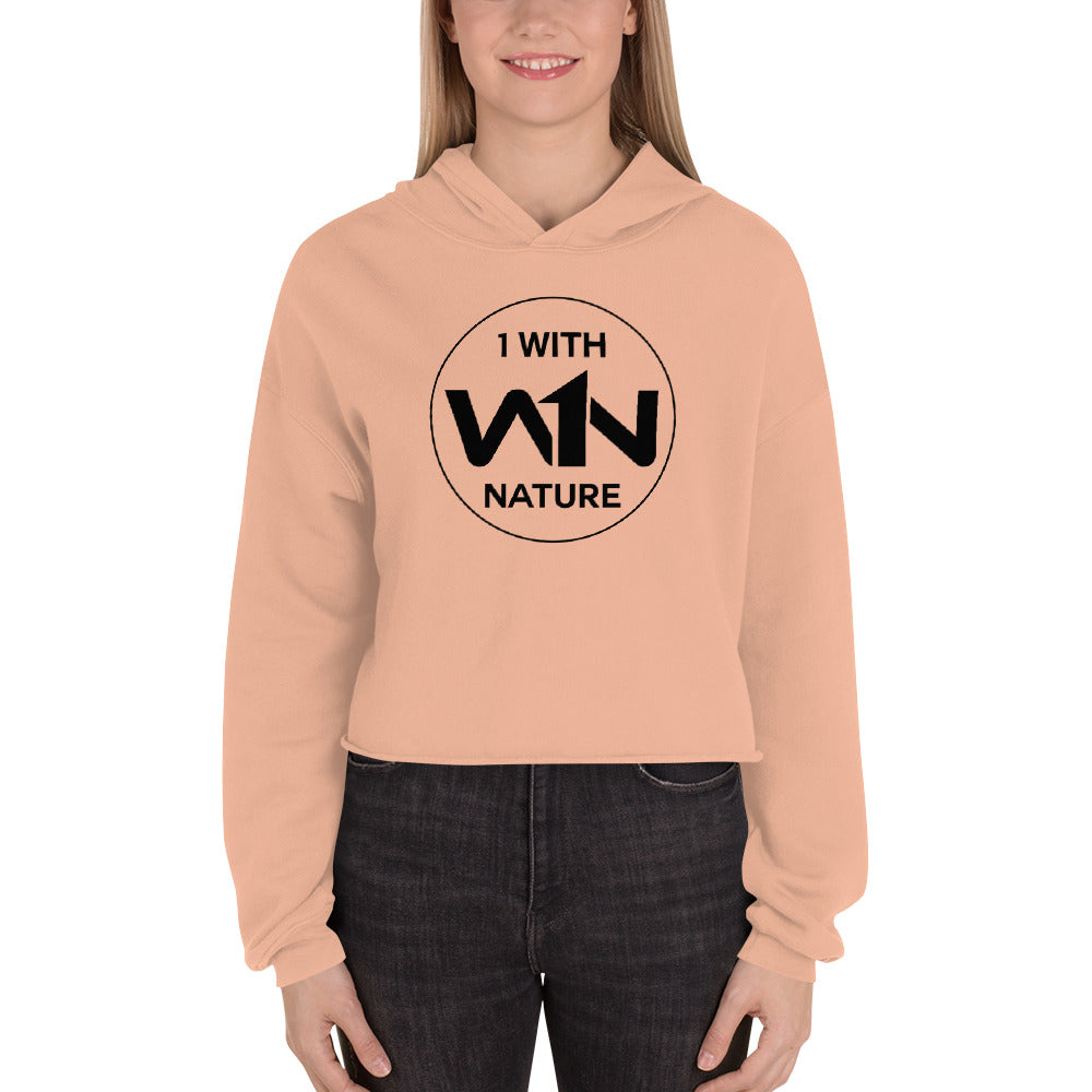 BEE SOUL FIGHTER - BLACK - CROP HOODIE