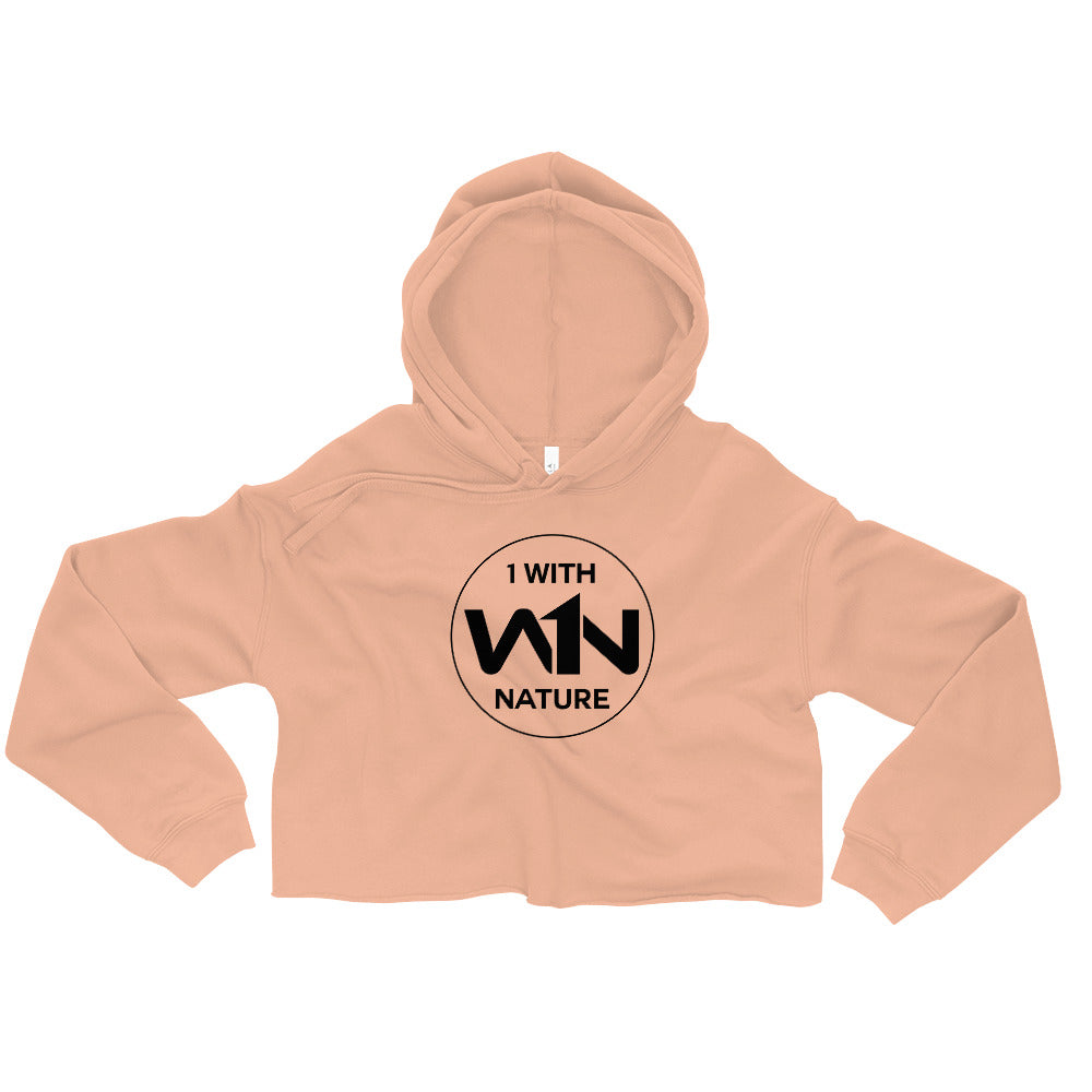 BEE SOUL FIGHTER - BLACK - CROP HOODIE