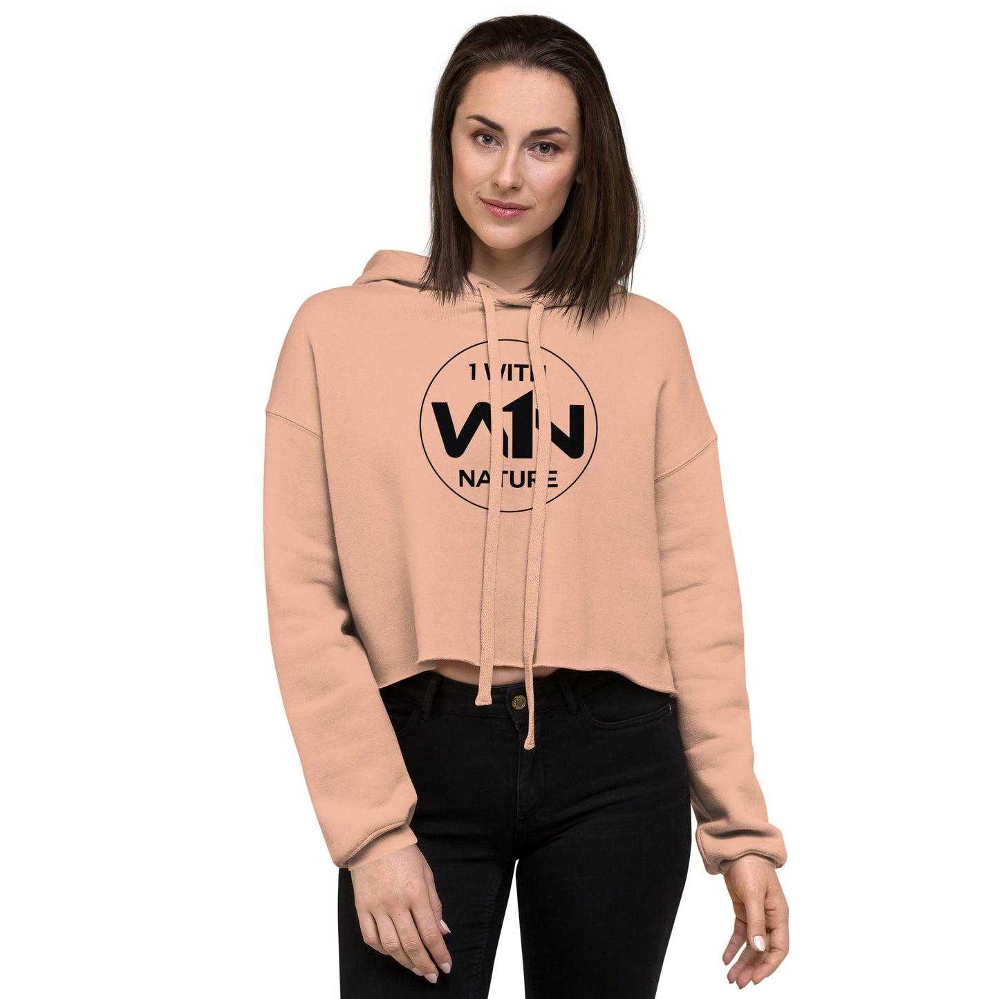 BEE SOUL FIGHTER - BLACK - CROP HOODIE