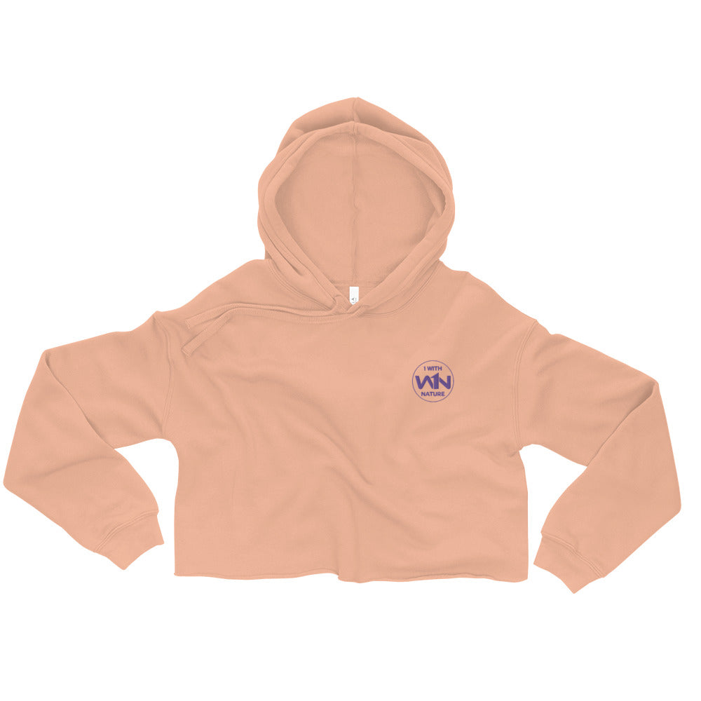 FUTURE HEART FIGHTER - PURPLE - CROP HOODIE