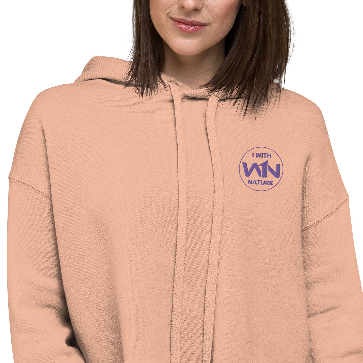 FUTURE HEART FIGHTER - PURPLE - CROP HOODIE