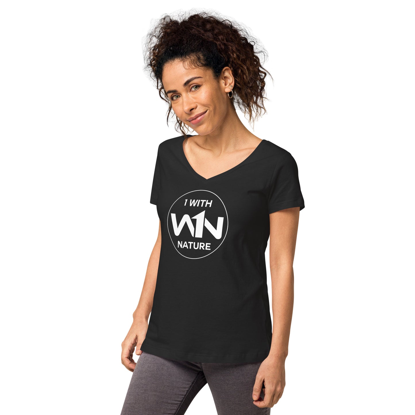 FOREST SOUL SAVIOR - WHITE - WOMEN’S V-NECK T-SHIRT