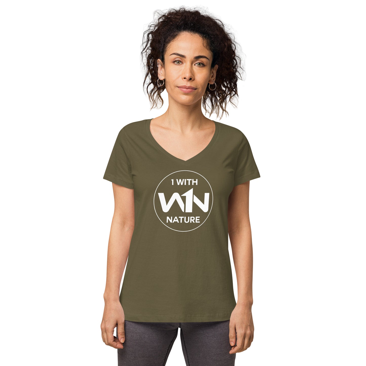 FOREST SOUL SAVIOR - WHITE - WOMEN’S V-NECK T-SHIRT