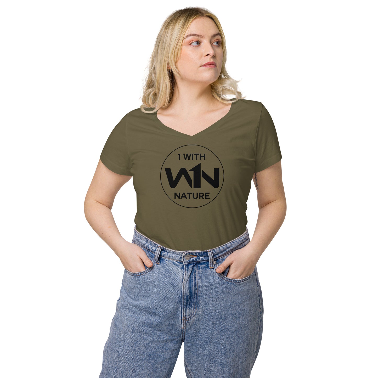 BEE SOUL SAVIOR - BLACK - WOMEN’S V-NECK T-SHIRT
