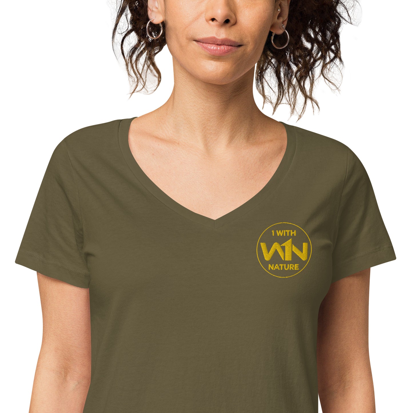 BEE HEART SAVIOR - YELLOW - WOMEN’S V-NECK T-SHIRT